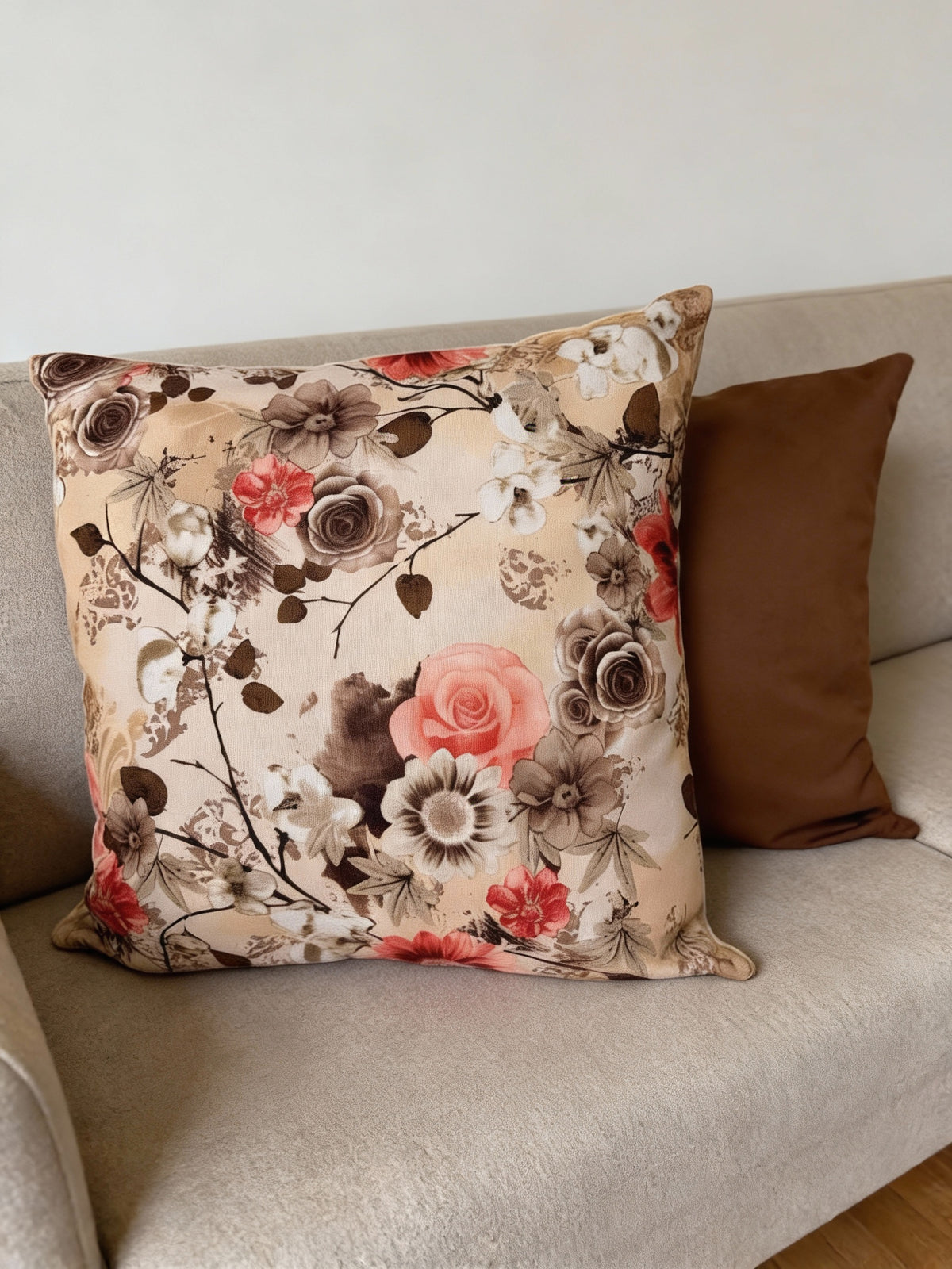 Rose Print Scatter Cushion Covers 45cm x 45cm